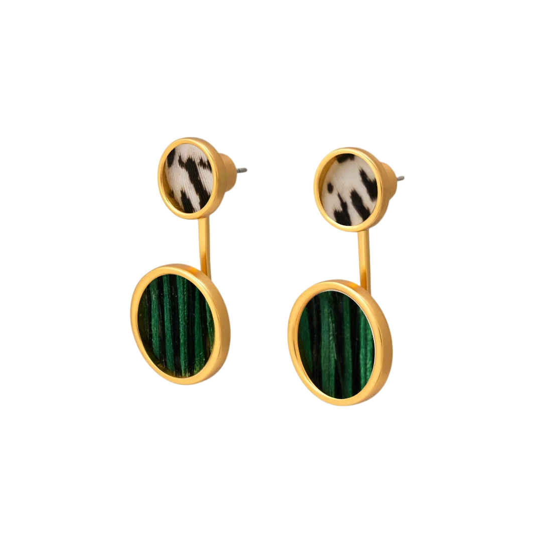 Brackish Talia Bezel Jacket Earring