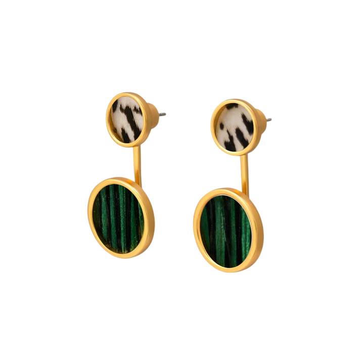 Brackish Talia Bezel Jacket Earring