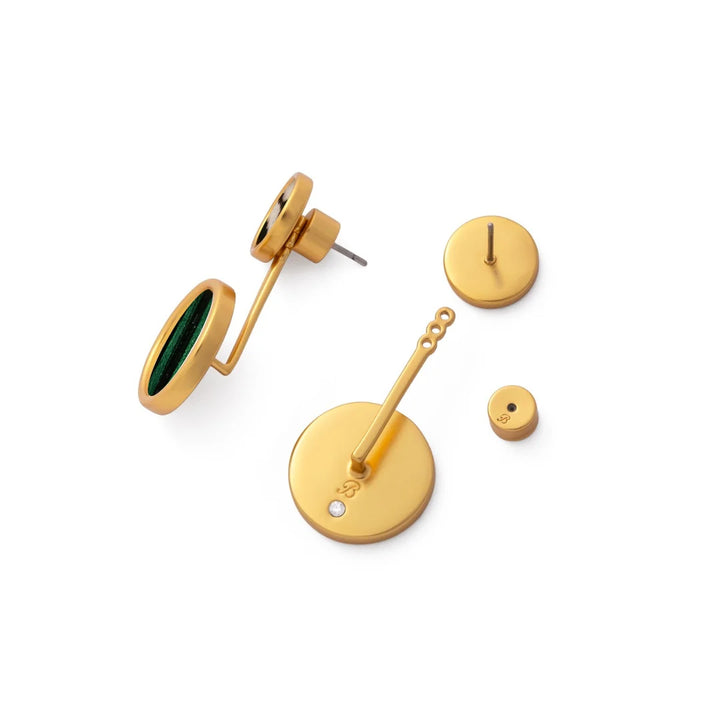 Brackish Talia Bezel Jacket Earring