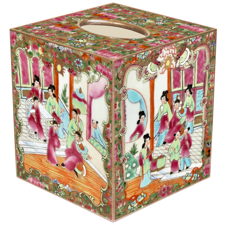 Marye Kelley Decoupage Tissue Box Cover