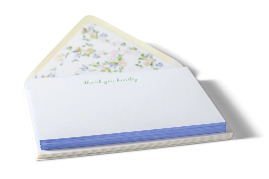 Color Box Design Thank You Kindly Notecards