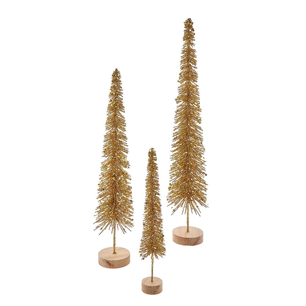 Kurt Adler Gold Glittered Miniature Tree