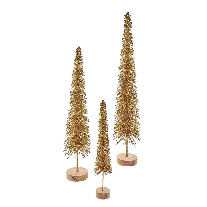 Kurt Adler Gold Glittered Miniature Tree
