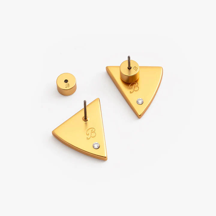 Brackish Triangle Stud Earring Amelia