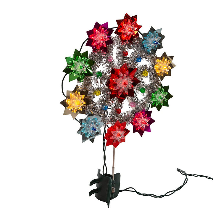 Kurt Adler Multicolored Retro Reflector Treetop