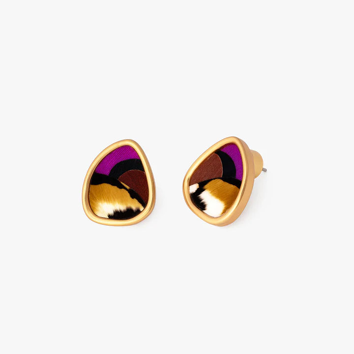 Brackish Stud Earring Violet