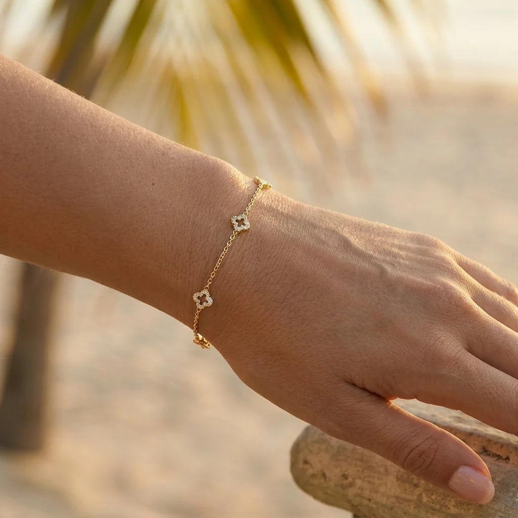 Ella Stein Diamond Station Chain Bracelet