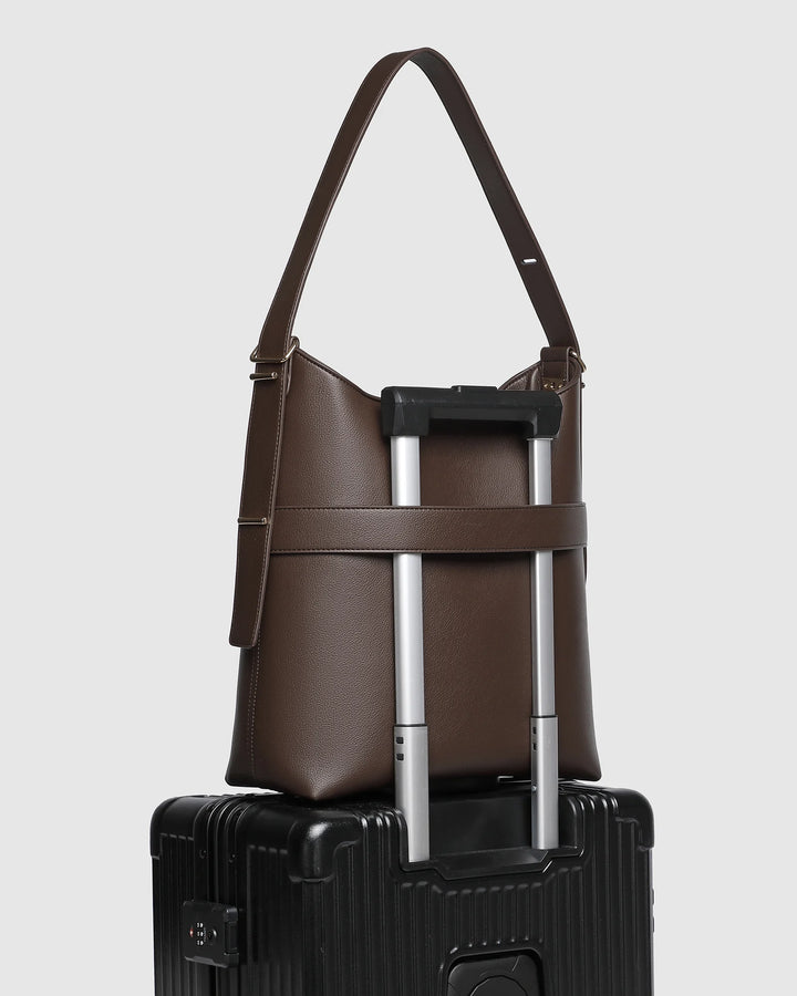 Louenhide Chocolate Audrey Shoulder Bag