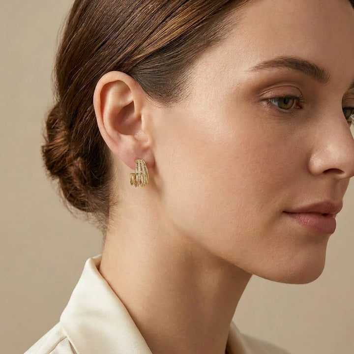 Ella Stein Wrap Around Huggie Earrings