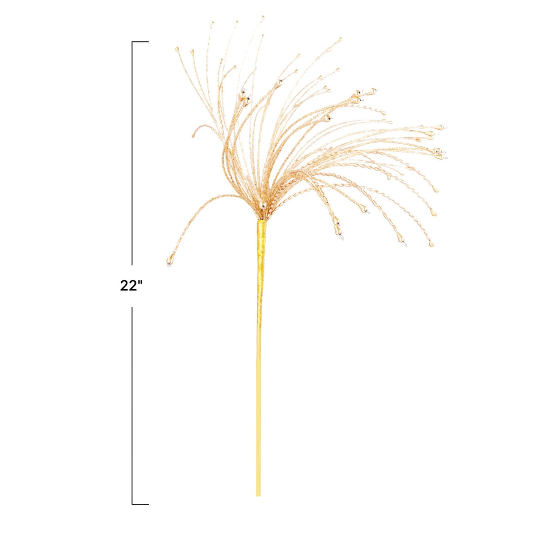 Metal & Glass Beaded Spray