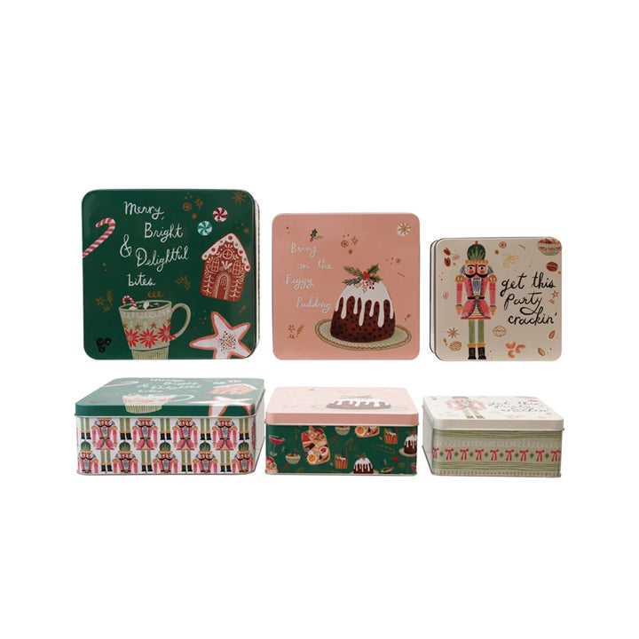 Embossed Tin Lid & Holiday Treats
