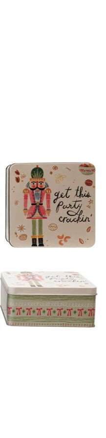 Embossed Tin Lid & Holiday Treats