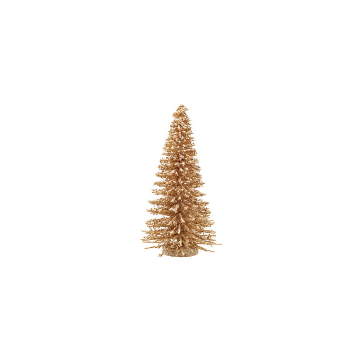 Natural Wood Tree with Iridescent Mica Flakes & Glitter
