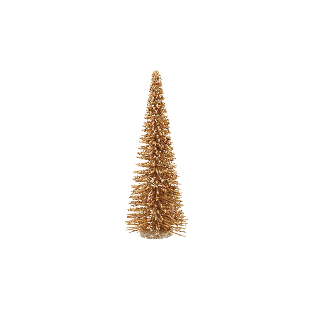Natural Wood Tree with Iridescent Mica Flakes & Glitter