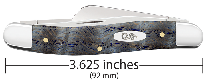 Case XX™ Stockman Blue Curly Oak Wood Stainless Pocket Knife