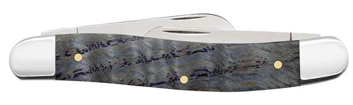 Case XX™ Stockman Blue Curly Oak Wood Stainless Pocket Knife