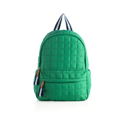Ezra Quilted Nylon Backpack - Green