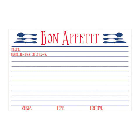 Rosanne Beck - Bon Appetit Recipe Card