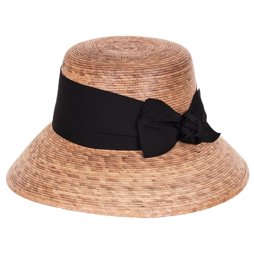 Somerset Straw Hat With Black Ribbon