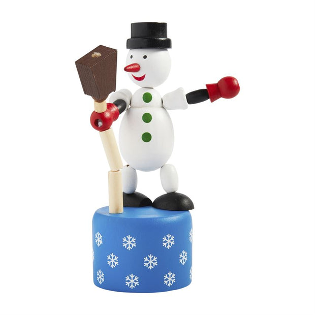 Snowman Collapsing Wooden Toy