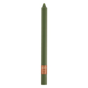 Root Candles - 12" Smooth Arista Taper Candle - Dark Olive