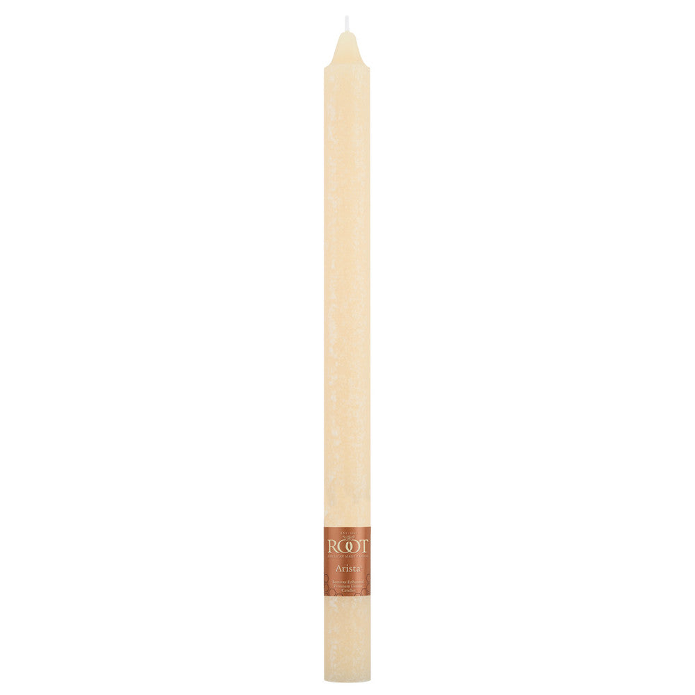 Root Candles - 12" Timberline Arista Taper Candle - Buttercream