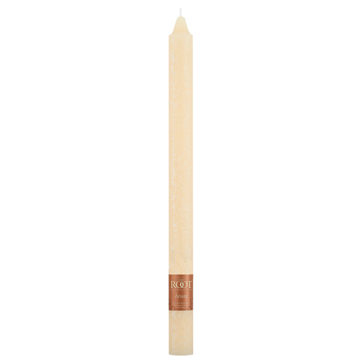 Root Candles - 12" Timberline Arista Taper Candle - Buttercream