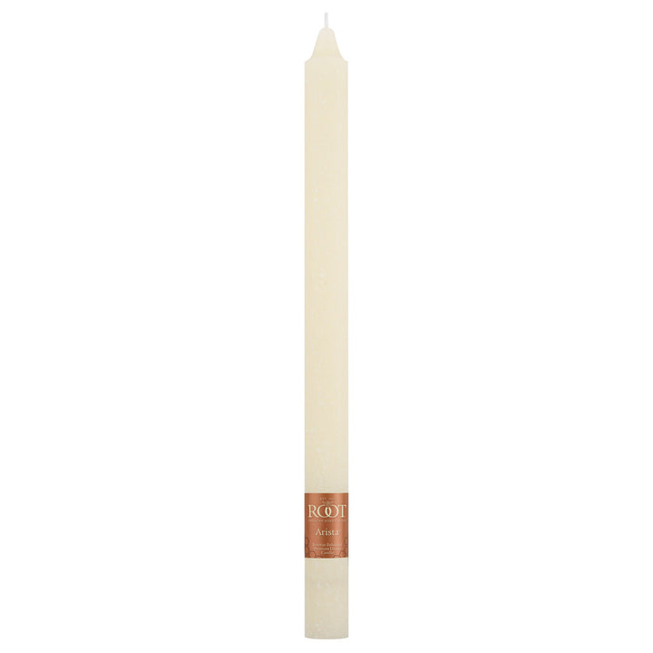 Root Candles - 12" Timberline Arista Taper Candle - Ivory