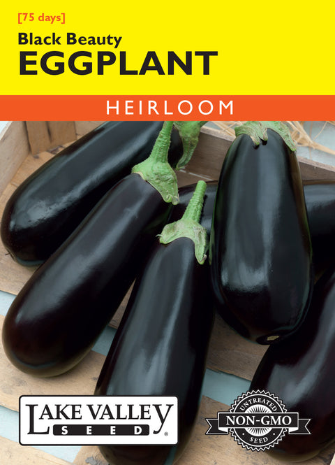 Lake Valley Seed - Black Beauty Heirloom Eggplant