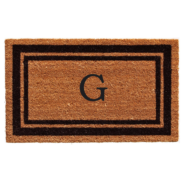 Calloway Mills Monogram Border Coir Mat