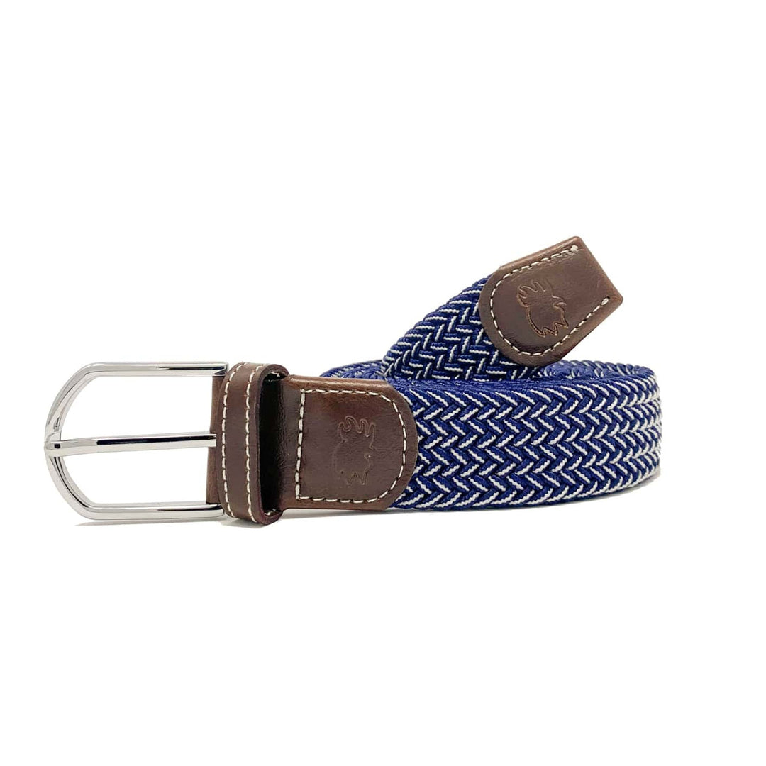 Roostas - Two Toned Woven Elastic Stretch Belt - Ponte Vedra