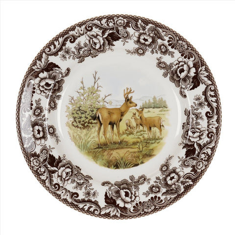 Woodland Dinner Plate – Mule Deer