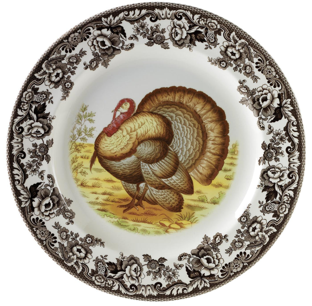 Spode - Woodland Dinner Plate - Turkey