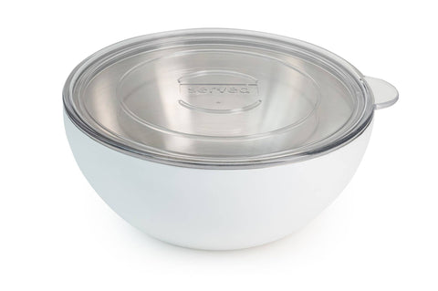 Served - Vacuum-Insulated Large Serving Bowl - White Icing