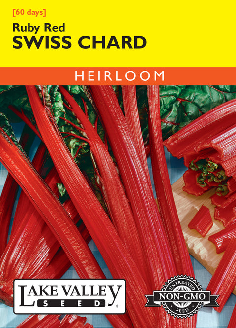 Lake Valley Seed - Ruby Red Heirloom Swiss Chard