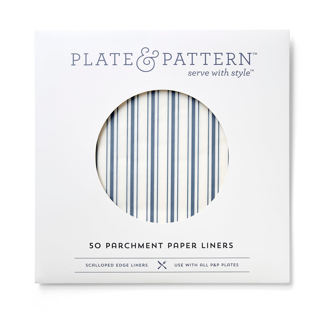 Plate & Pattern - Paper Liners - Seascape Blue