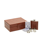 Traveling Flask and Card Set
