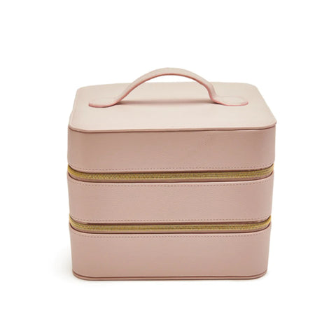 Leah Travel Cosmetics Case - Pink
