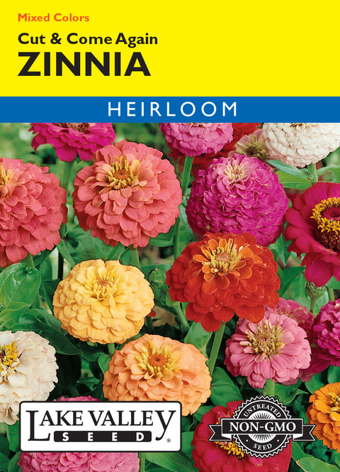 Lake Valley Seed - Cut & Come Again Mixed Zinnia