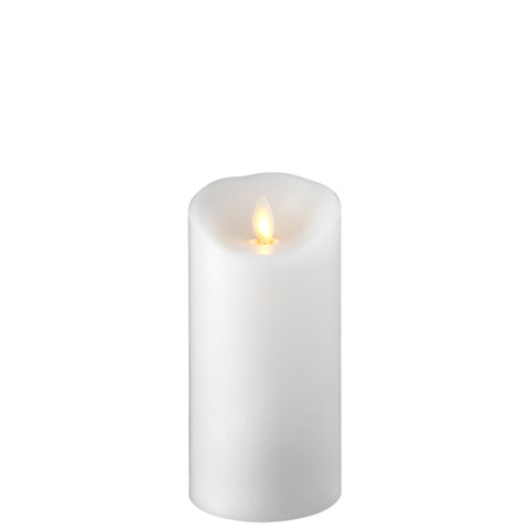 Push Flame Candle - White