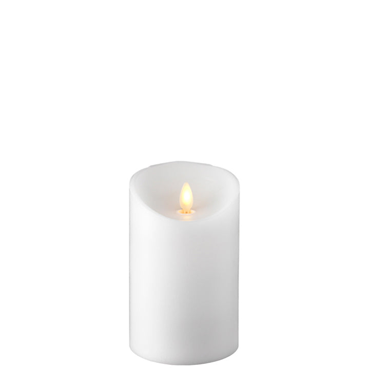 Push Flame Candle - White