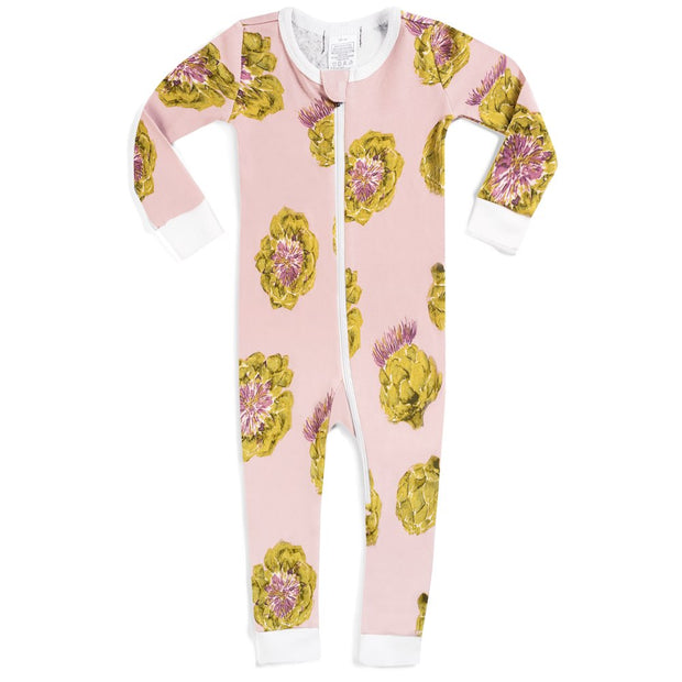 Milkbarn Artichoke Zipper Pajama