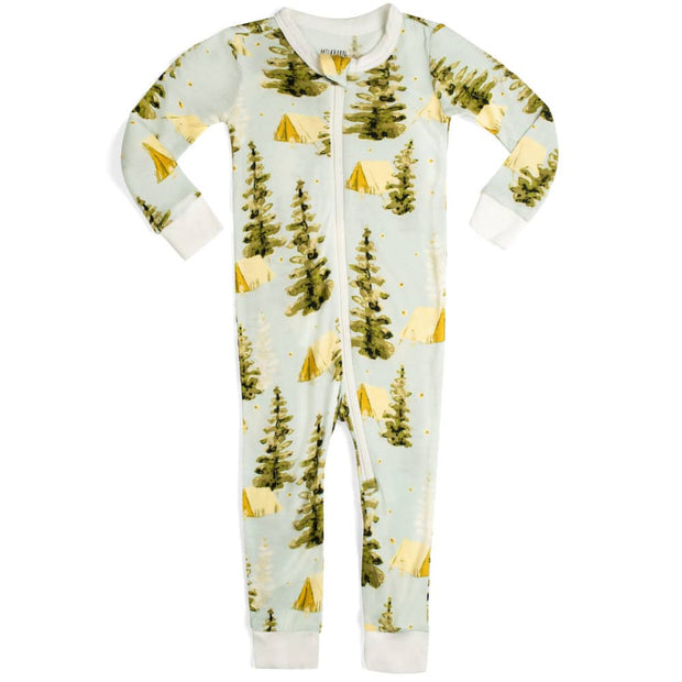 Milkbarn - Bamboo Zipper Pajama - Camping