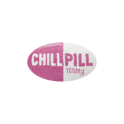 Peking Handicraft - Chill Pill Hot Pink Hook Pillow