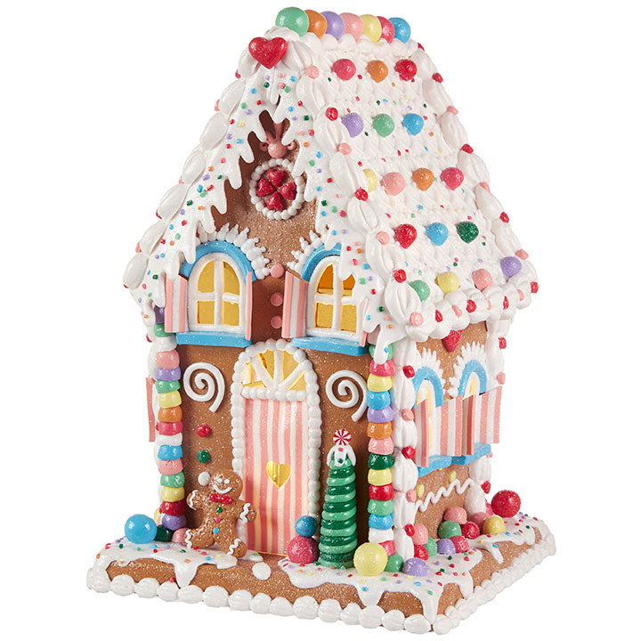 Lighted Gingerbread House