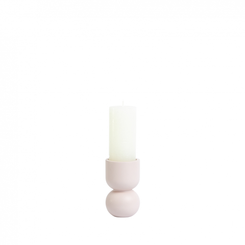 James Stacked 3-in-1 Low Candleholder