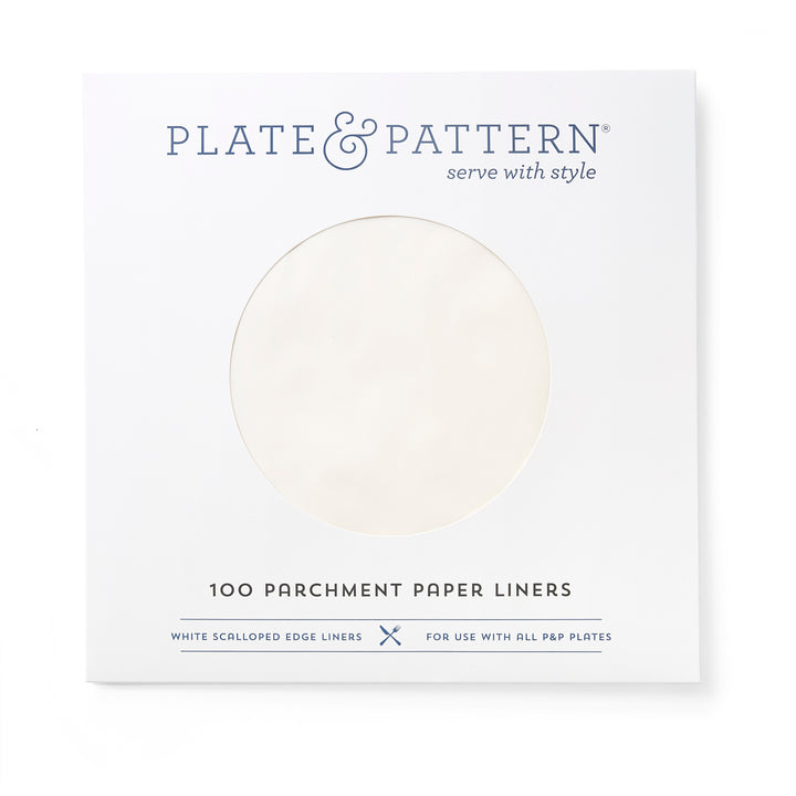 Plate & Pattern - Paper Liners - Classic White
