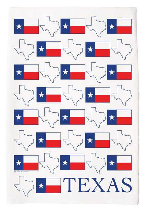 Coast & Cotton - Hand Towel - Texas State Flag