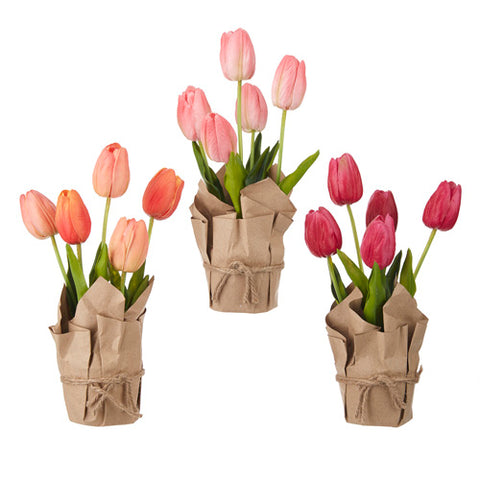 Real Touch Potted Tulips