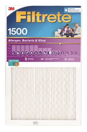 Air Filter Ultra Allergen 3M 16X24X1